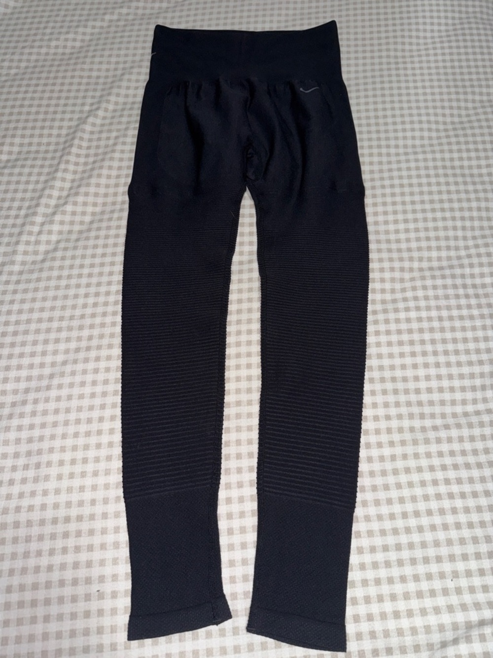 Nike Ribbed Black Leggings